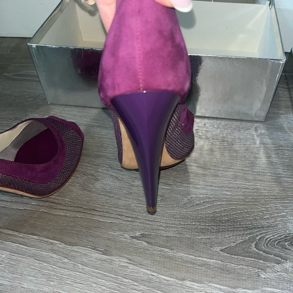 Alberta Ferretti purple pumps Made in Italy size 38 one of a kind VINTAGE - Picture 9 of 9
